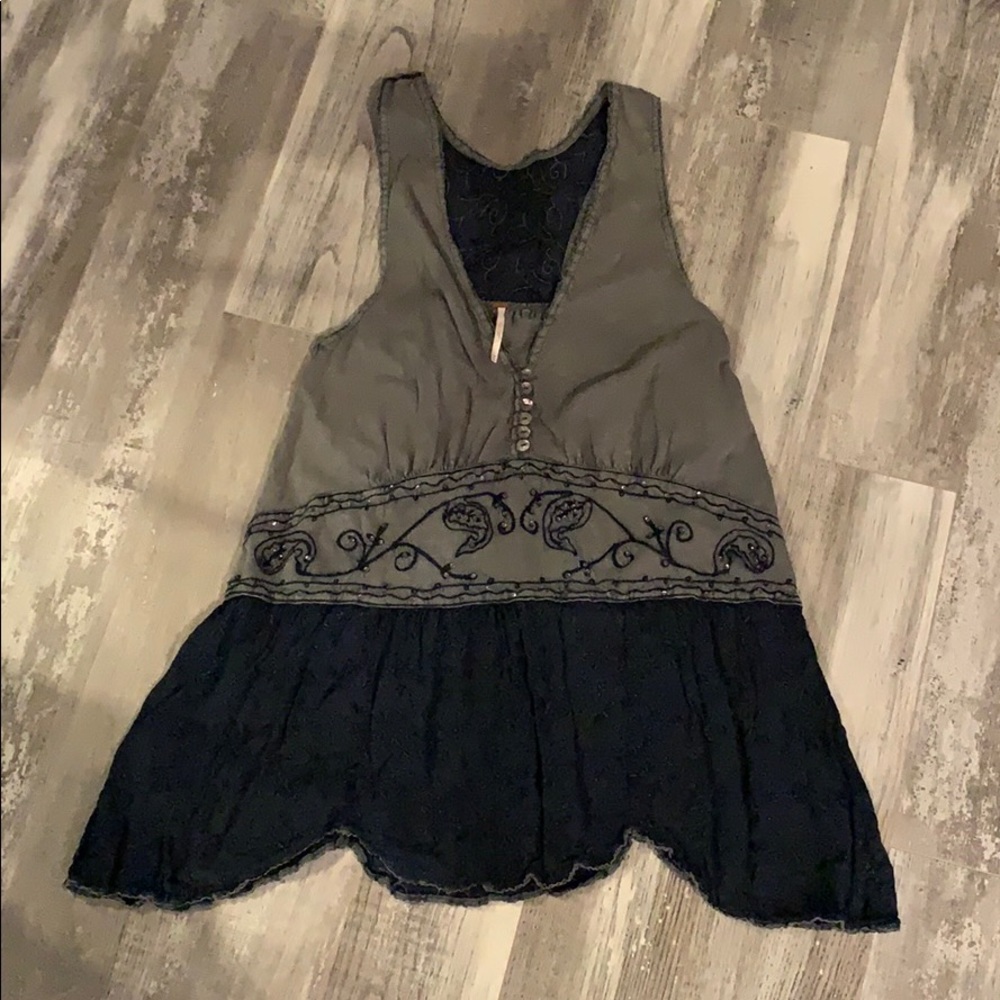 Free people flowey tunic length tank